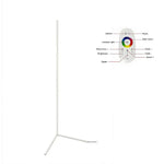 Modern - Colour RGB - Minimalist LED Corner Floor Lamp - White - Mood Lighting - Home & Garden > Lighting