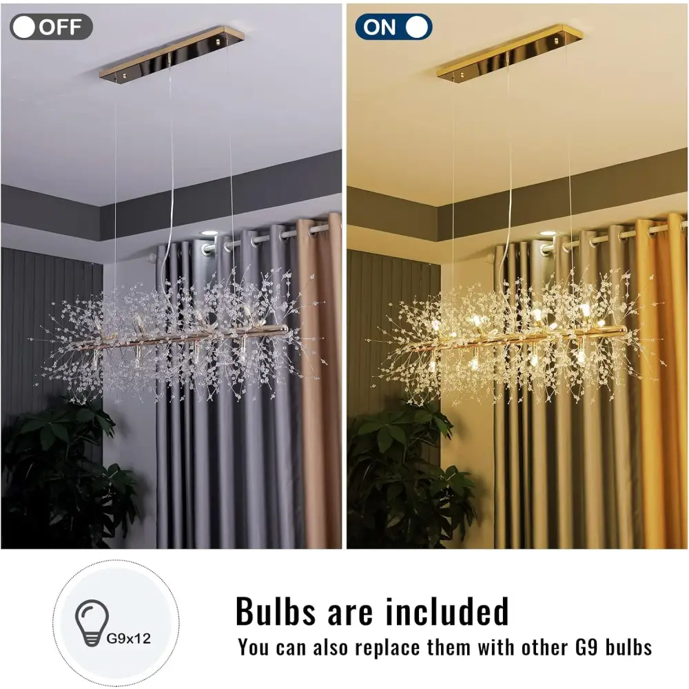 Modern Crystal Chandelier Firework 12 Lights - Home & Garden > Lighting