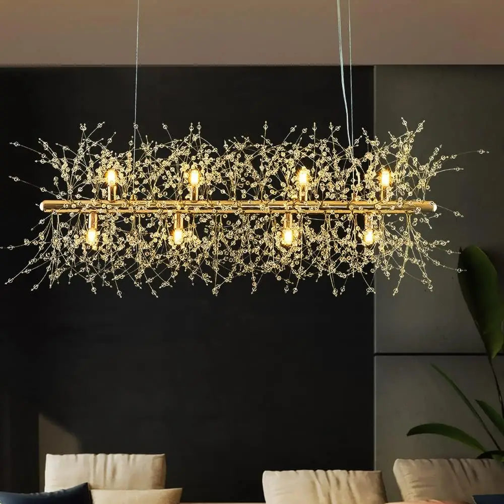 Modern Crystal Chandelier Firework 12 Lights - Home & Garden > Lighting