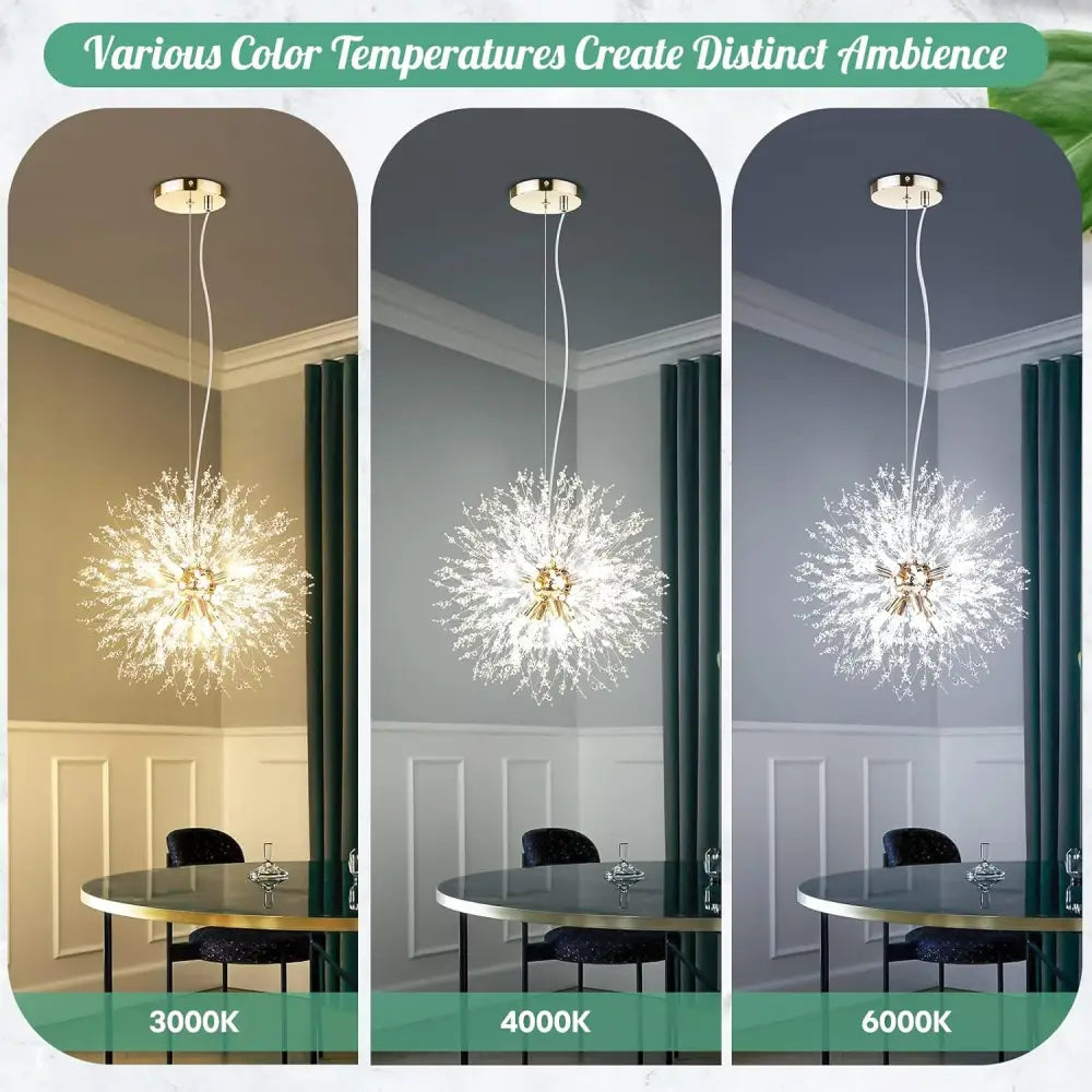Modern Crystal Chandelier Firework 8 Lights - Home & Garden > Lighting > Night Lights & Ambient Lighting