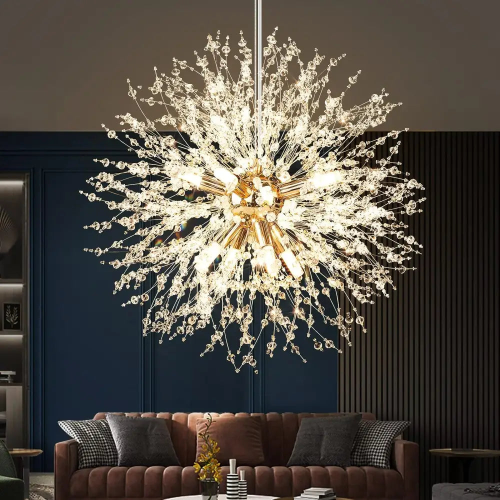 Modern Crystal Chandelier Firework 8 Lights - Home & Garden > Lighting > Night Lights & Ambient Lighting