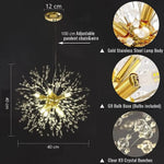 Modern Crystal Chandelier Firework 8 Lights - Home & Garden > Lighting > Night Lights & Ambient Lighting