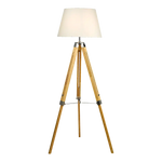 Modern Floor Lamp Wood Tripod Home Bedroom Reading Light 145cm - Home & Garden > Lighting