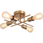 Modern Industrial Chandelier 4 Light Black - Home & Garden > Lighting