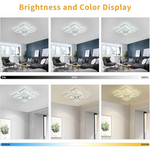 Modern LED Ceiling Light Dimmable with Remote Control - Home & Garden > Lighting