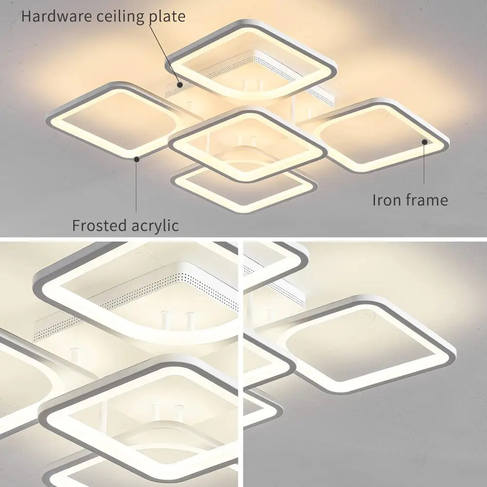 Modern LED Ceiling Light Remote Control (60 cm) - Home & Garden > Lighting