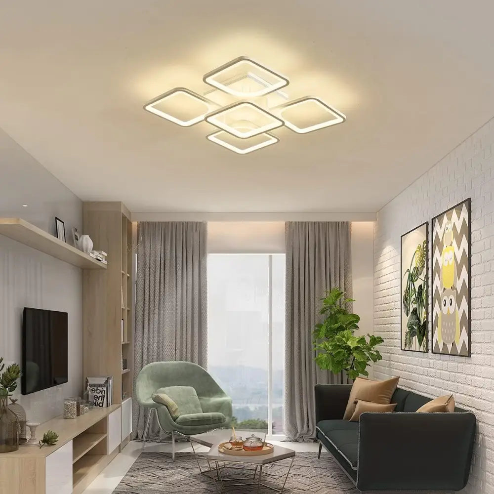 Modern LED Ceiling Light Remote Control (60 cm) - Home & Garden > Lighting