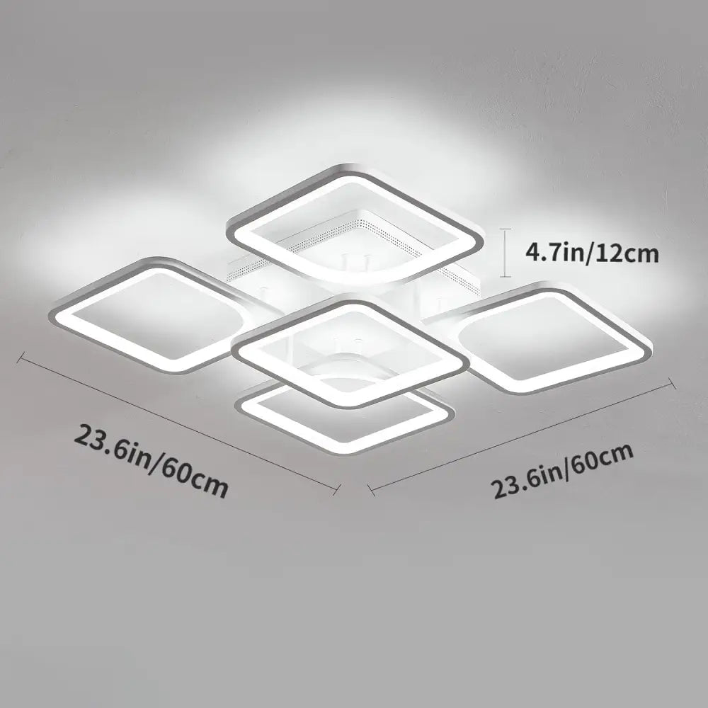 Modern LED Ceiling Light Remote Control (60 cm) - Home & Garden > Lighting
