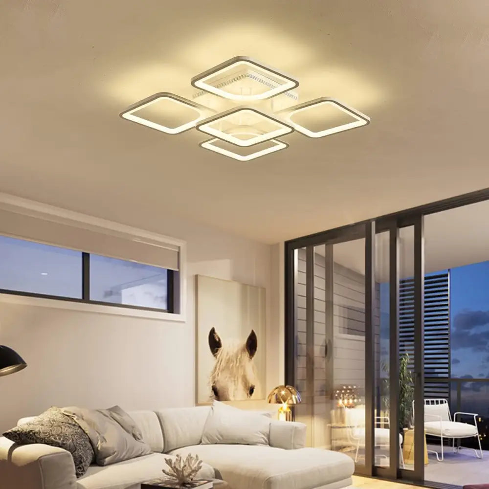 Modern LED Ceiling Light Remote Control (60 cm) - Home & Garden > Lighting