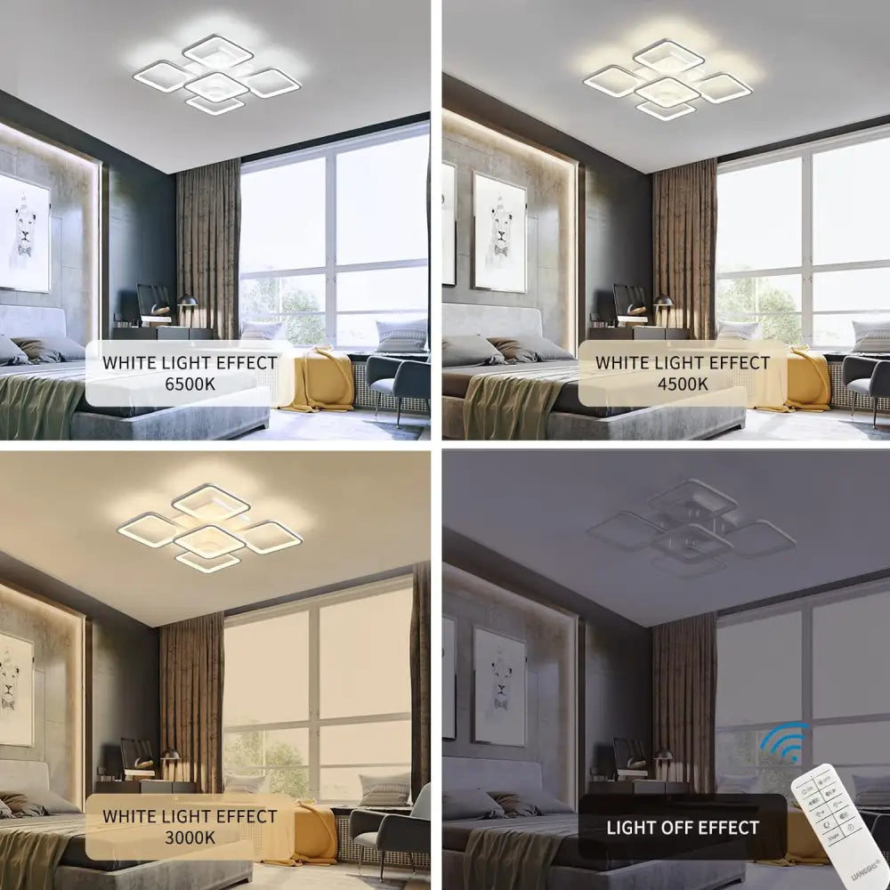 Modern LED Ceiling Light Remote Control (60 cm) - Home & Garden > Lighting