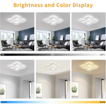 Modern LED Ceiling Light Remote Control (60 cm) - Home & Garden > Lighting