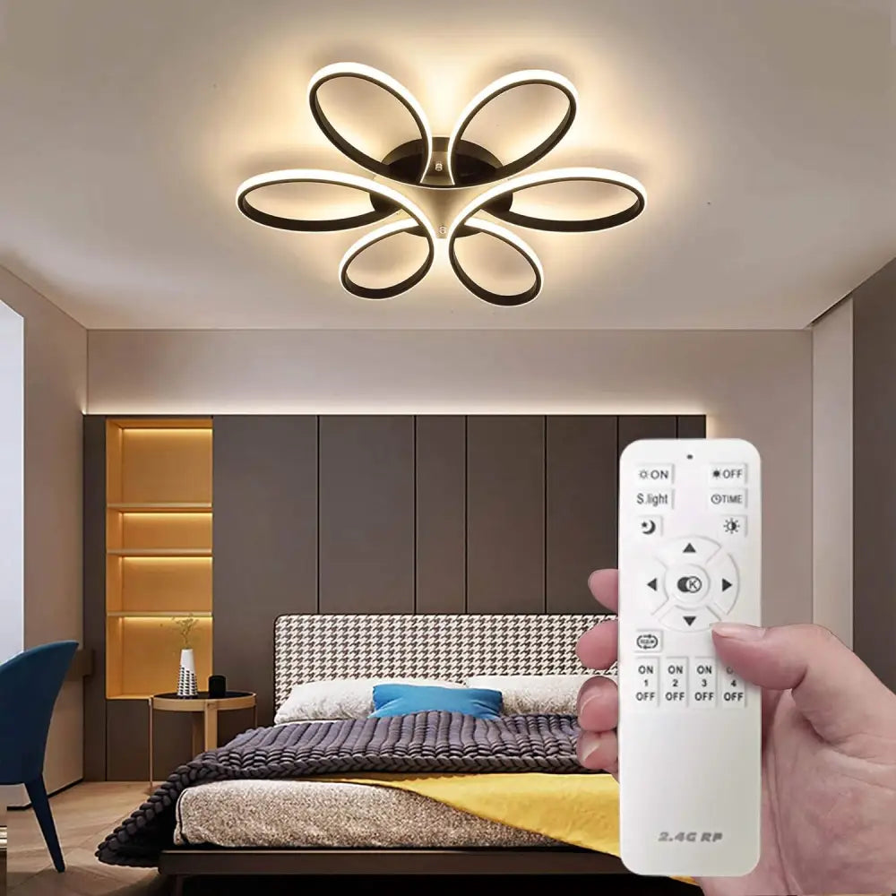 Modern LED Chandelier Light Fixture (90 cm) - Home & Garden > Lighting