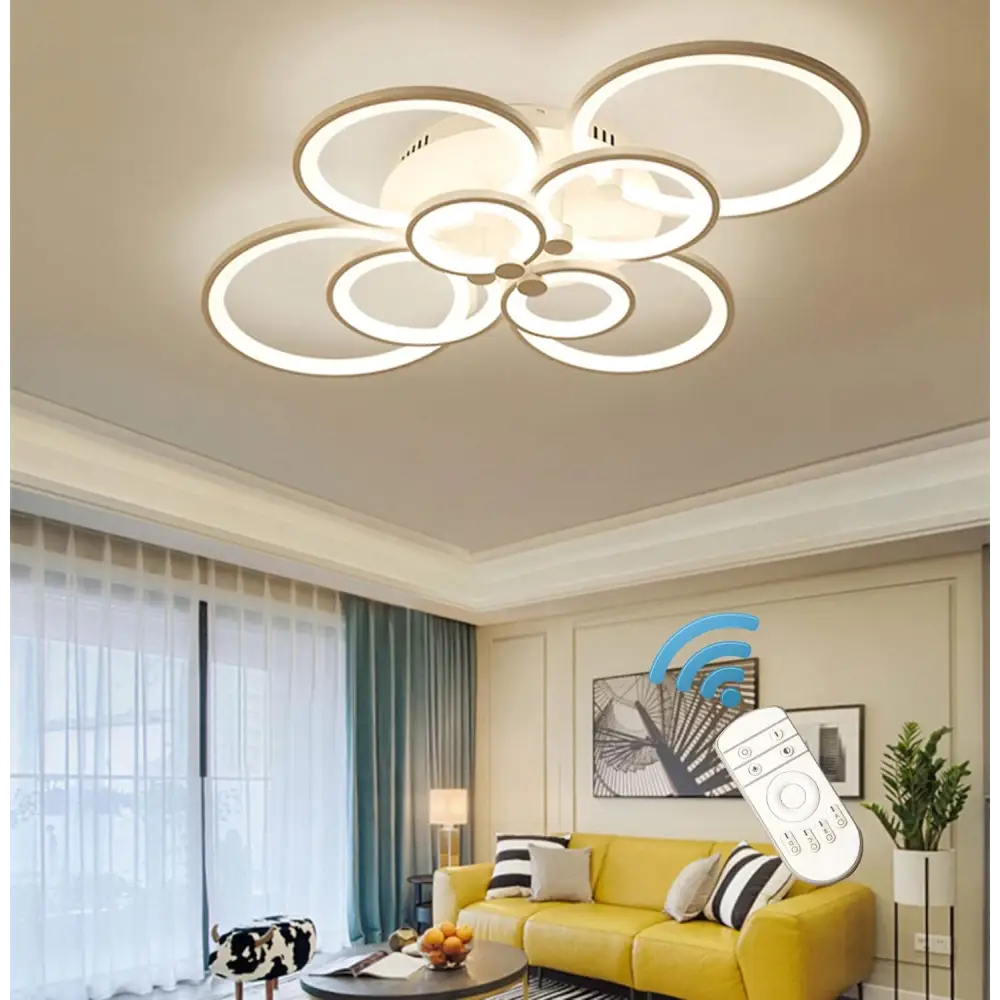 Modern LED Flush Mount Lighting Fixture - Home & Garden > Lighting