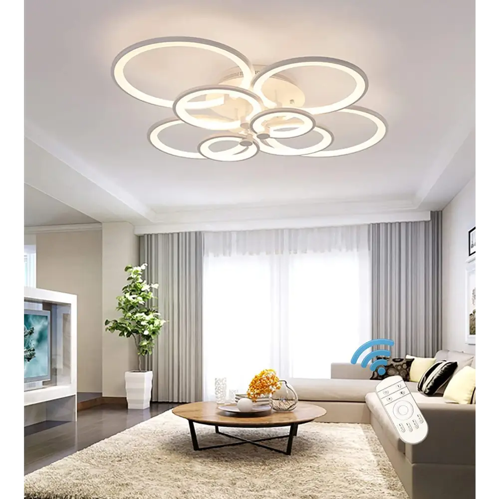 Modern LED Flush Mount Lighting Fixture - Home & Garden > Lighting