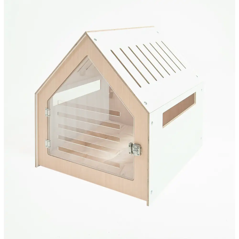 Modern Pet House Dog Crate (White) - Pet Care > Dog Supplies > Dog Kennels