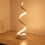 Modern Spiral LED Table Lamp - Dimmable 3 Light Modes(white) - Gift & Novelty > Novelty > Novelty Gifts