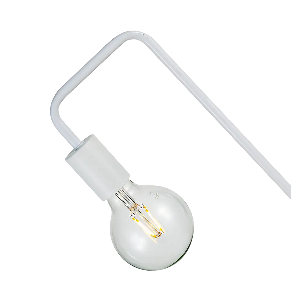 Modern Table lamp Desk Light Base Bedside Bedroom White - Home & Garden > Lighting