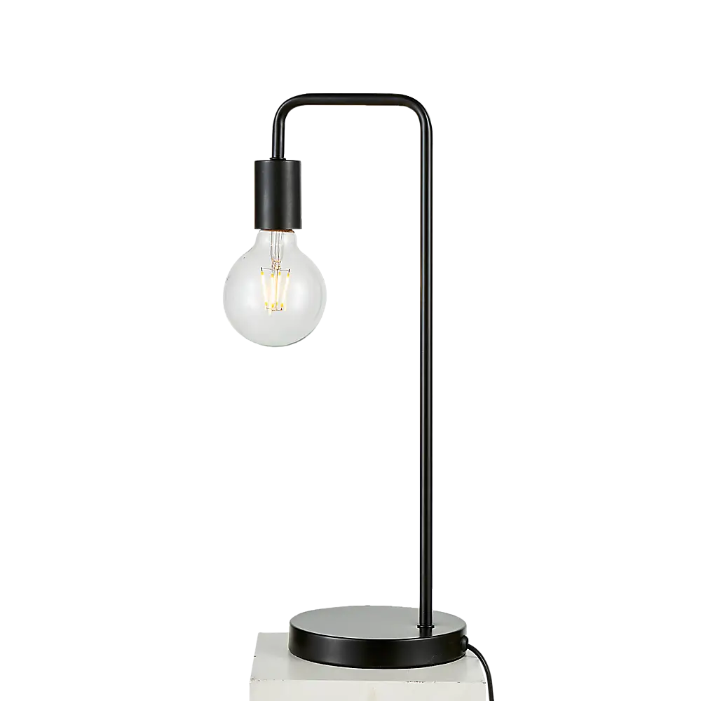 Modern Table lamp Desk Light Bedside Bedroom Black - Home & Garden > Lighting