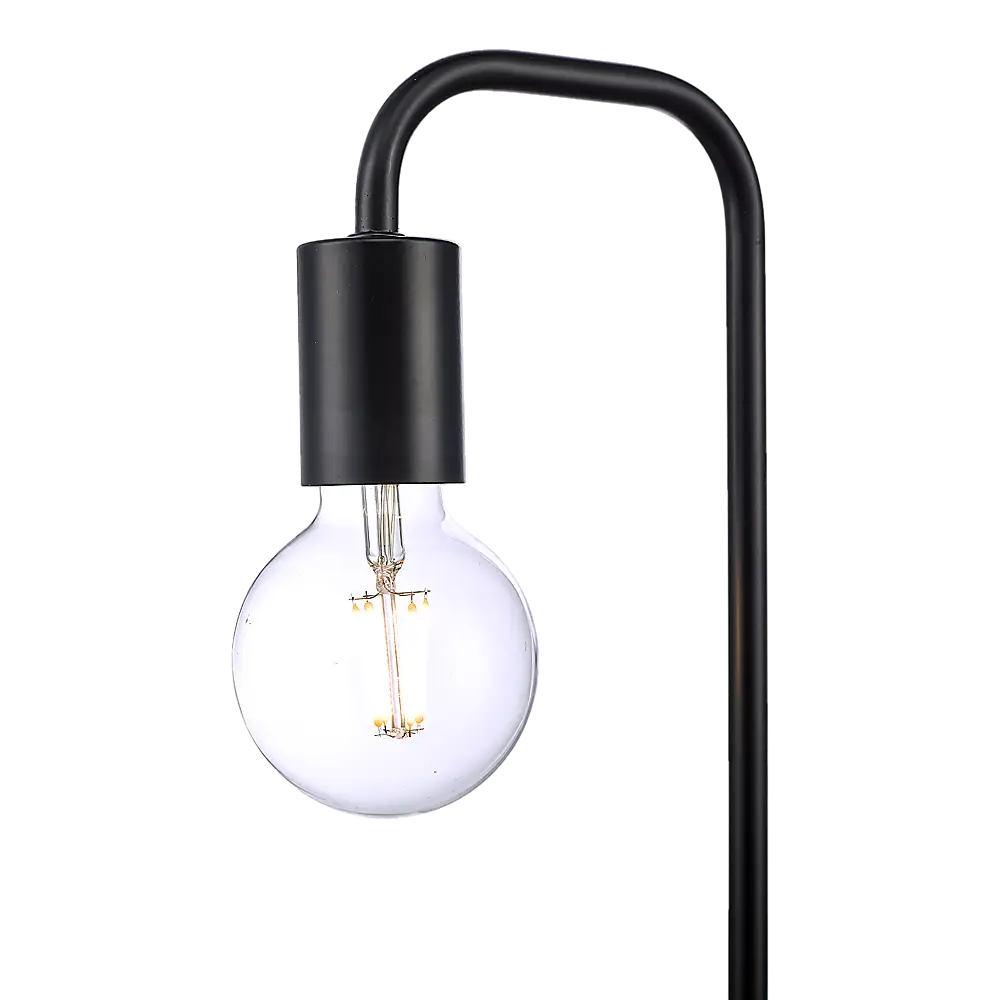 Modern Table lamp Desk Light Timber Base Bedside Bedroom Black - Home & Garden > Lighting