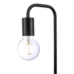 Modern Table lamp Desk Light Timber Base Bedside Bedroom Black - Home & Garden > Lighting
