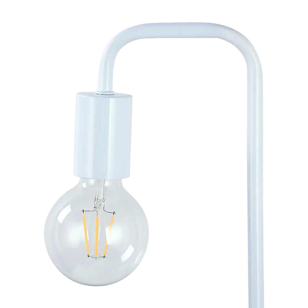 Modern Table lamp Desk Light Timber Base Bedside Bedroom White - Home & Garden > Lighting