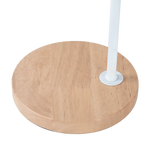 Modern Table lamp Desk Light Timber Base Bedside Bedroom White - Home & Garden > Lighting