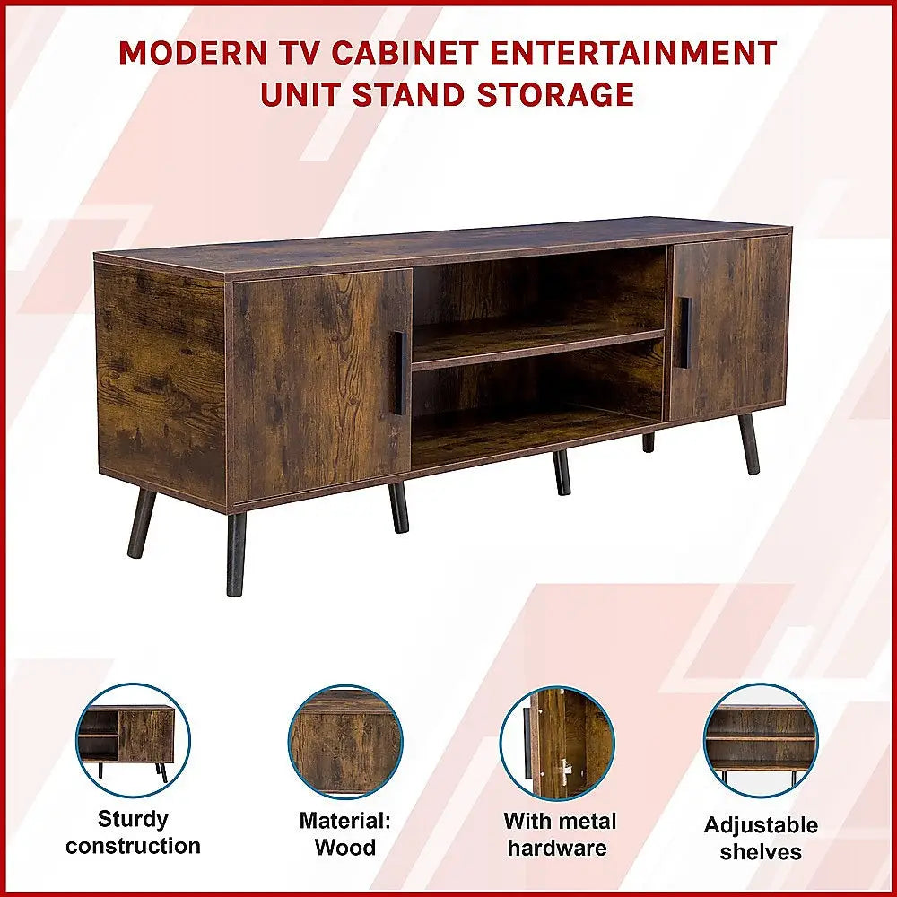 Modern TV Entertainment Unit Stand Storage - Furniture > Office