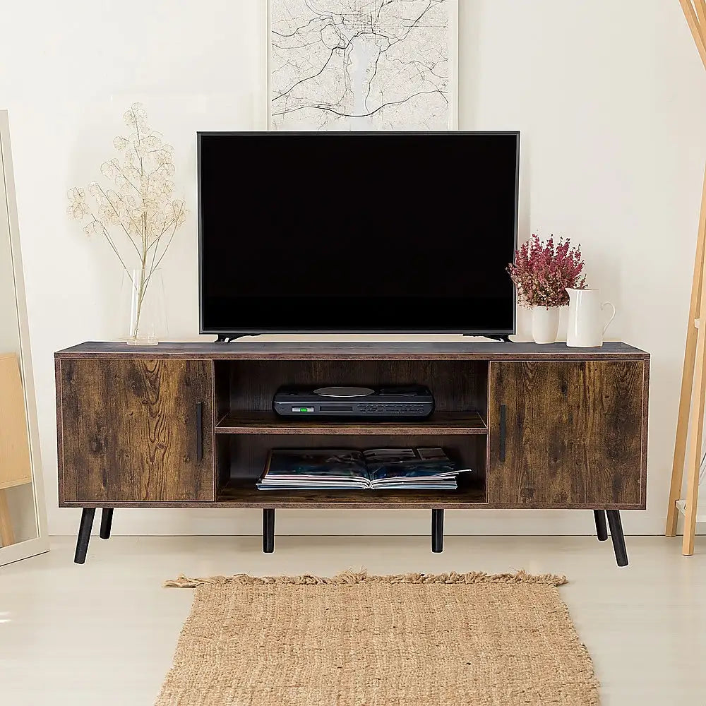 Modern TV Entertainment Unit Stand Storage - Furniture > Office