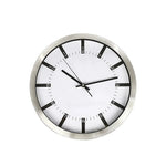 Modern Wall Clock Silent Non-Ticking Quartz Battery Operated Stainless Steel - Home & Garden > Decor