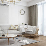 Modern Wall Clock Silent Non-Ticking Quartz Battery Operated Stainless Steel - Home & Garden > Decor