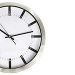 Modern Wall Clock Silent Non-Ticking Quartz Battery Operated Stainless Steel - Home & Garden > Decor