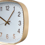 Modern Wall Clock Silent Non-Ticking Quartz Battery Operated Gold - Home & Garden > Decor