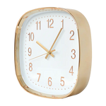 Modern Wall Clock Silent Non-Ticking Quartz Battery Operated Gold - Home & Garden > Decor