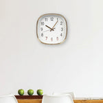 Modern Wall Clock Silent Non-Ticking Quartz Battery Operated Gold - Home & Garden > Decor