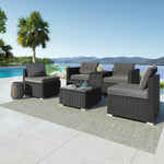 Modular Outdoor Wicker Lounge Set - Furniture > Outdoor