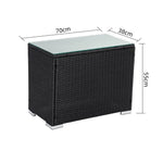 Modular Outdoor Wicker Lounge Set - Furniture > Outdoor