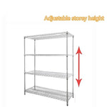 Modular Wire Storage Shelf 1500 x 600 x 1800mm Steel Shelving - Furniture > Office