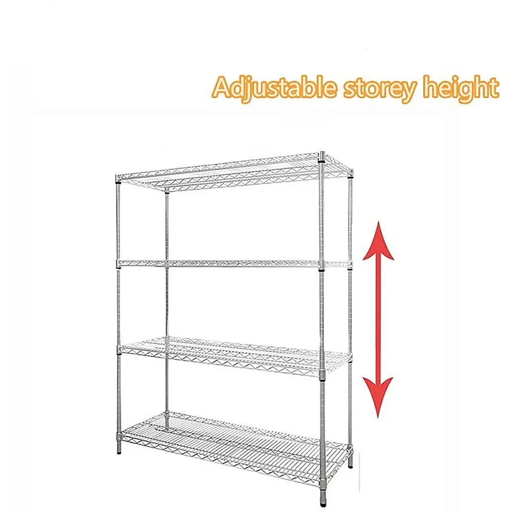 Modular Wire Storage Shelf 1500 x 600 x 1800mm Steel Shelving - Furniture > Office