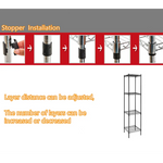 Modular Wire Storage Shelf 450 x 450 x 1800mm Steel Shelving - Furniture > Office