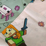 MOJANG Minecraft Reversible Cotton Boys Girls Quilt Cover Set Double - Home & Garden > Bedding > Duvet Covers