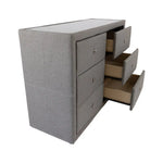 Molly Dresser Mirror 6 Chest of Drawers Bedroom Storage - Light Grey - Health & Beauty > Cosmetic Storage > Makeup