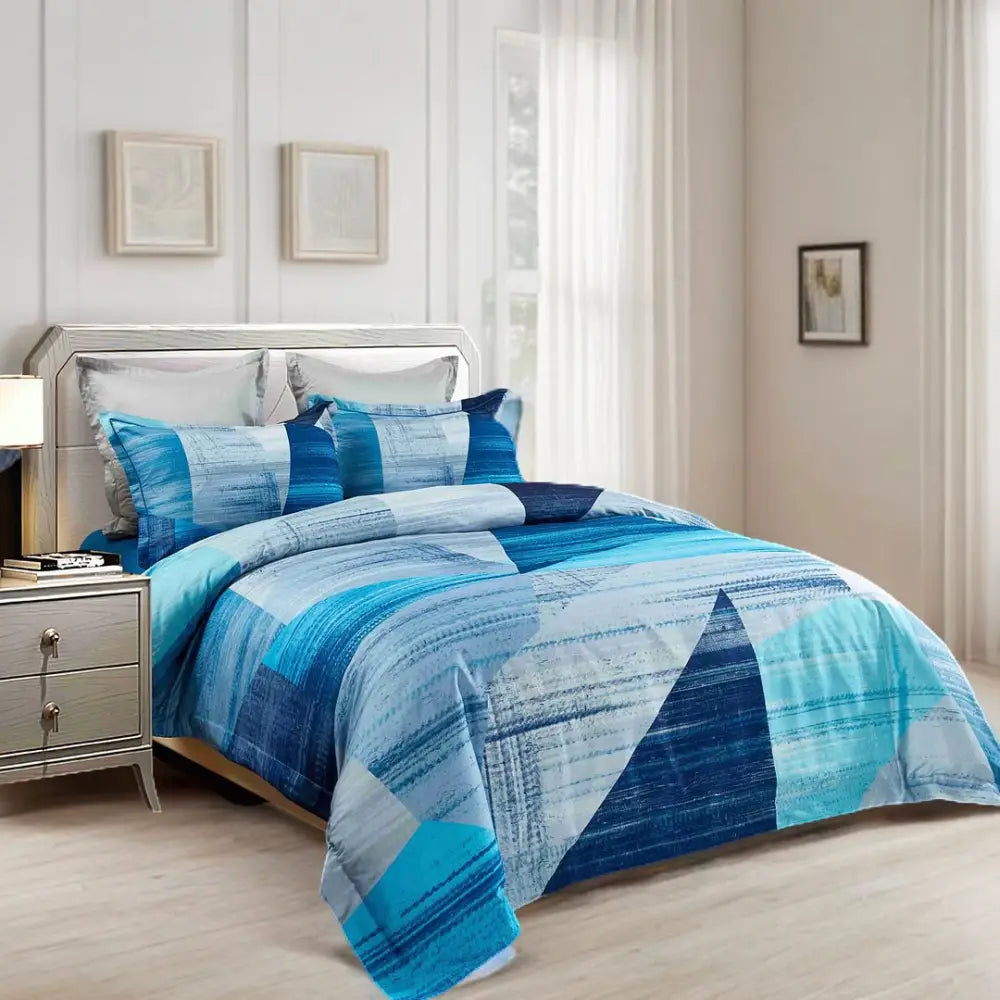 Mondrian Quilt Cover Set - Super King Size - Home & Garden > Bedding