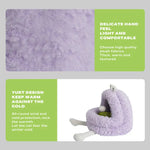 Monster Cat Pet Calming Bed Warm Soft Plush Nest Comfy Sleeping Kennel Cave - Pet Care > Dog Supplies > Dog Beds