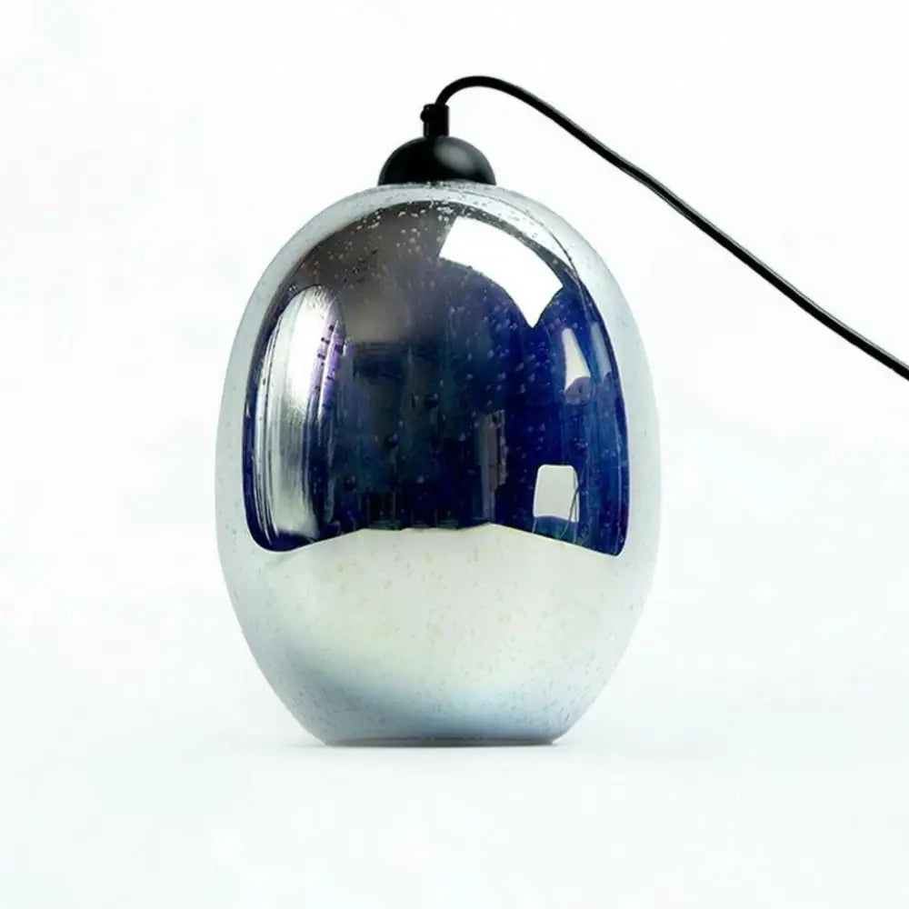 Moravian Glass Oval Pendant Light - Copper - Home & Garden > Lighting > Night Lights & Ambient Lighting