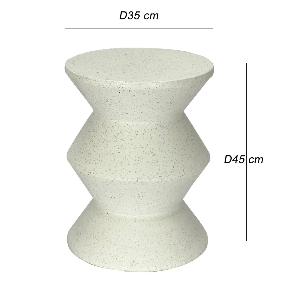 MOSS CEMENT SIDE TABLE - Furniture > Living Room > Side Tables