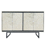 MOTHER OF PEARL HAND MADE SWIRL SIDEBOARD - Furniture > Dining > Buffets & Sideboards