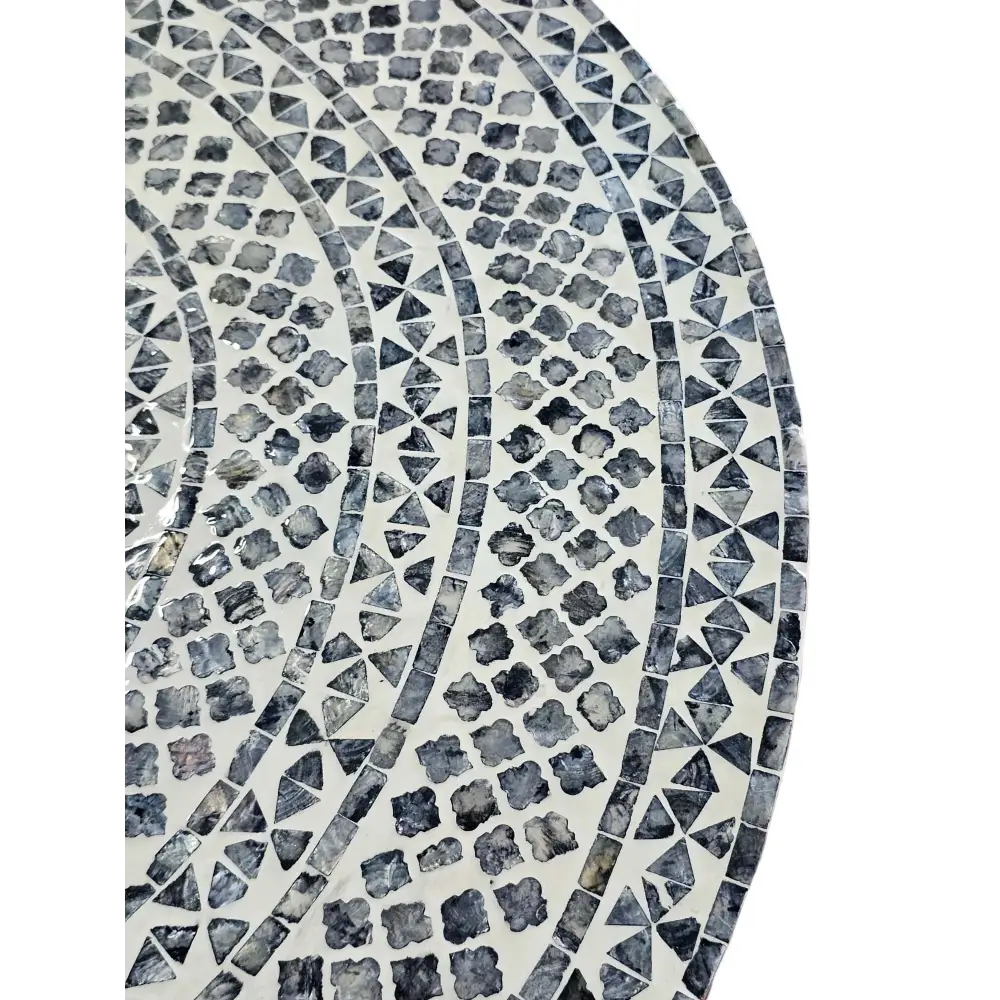 MOTHER OF PEARL OBSIDIAN LUXE COFFEE TABLE - Furniture > Living Room > Coffee Tables