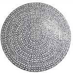 MOTHER OF PEARL OBSIDIAN LUXE COFFEE TABLE - Furniture > Living Room > Coffee Tables