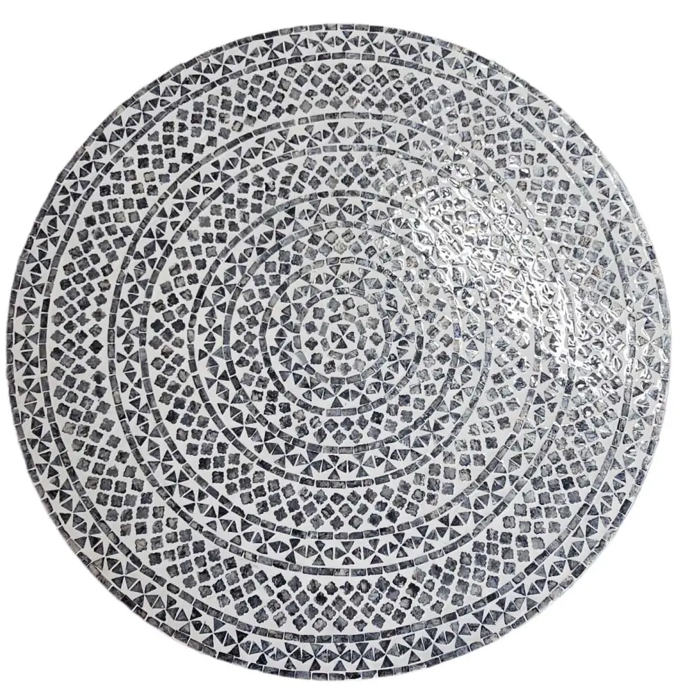 MOTHER OF PEARL OBSIDIAN LUXE COFFEE TABLE - Furniture > Living Room > Coffee Tables