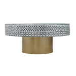 MOTHER OF PEARL OBSIDIAN LUXE COFFEE TABLE - Furniture > Living Room > Coffee Tables